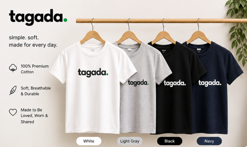 Tagada Essential Tee — Premium Everyday Shirt (Bundle & Save up to 40%)