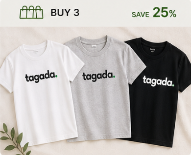 Tagada Essential Tee — Premium Everyday Shirt (Bundle & Save up to 40%)